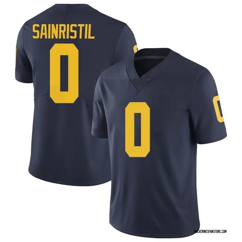 Mike Sainristil Jersey, Replica, Game, Limited Mike Sainristil Jerseys ...